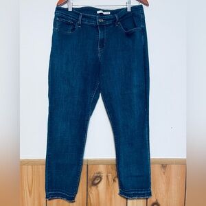 Signature by Levi Strauss Women's Dark Blue Skinny Jeans